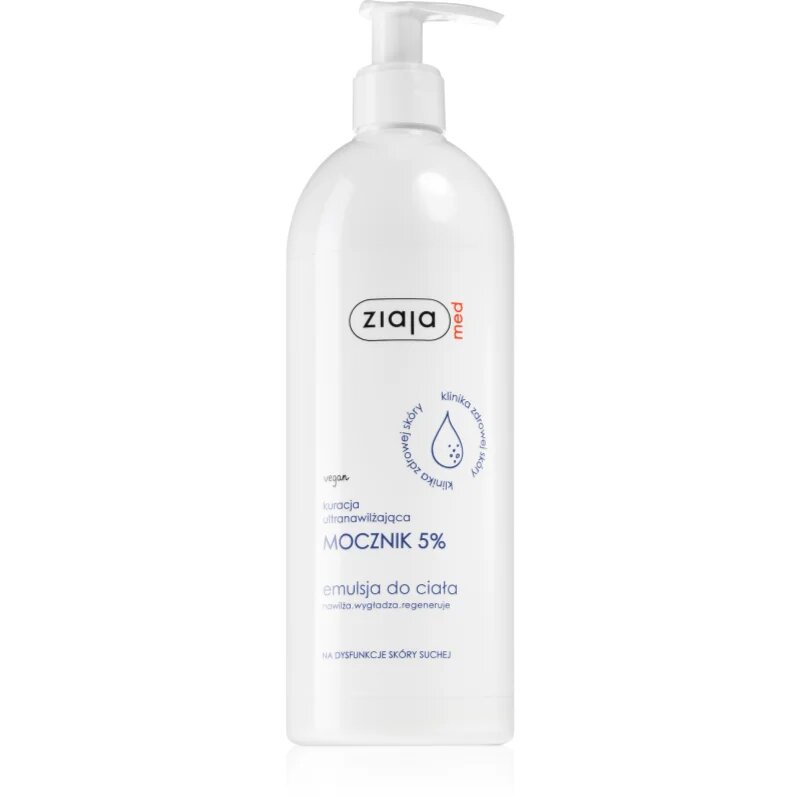Ziaja Med Ultra-Moisturizing with Urea regeneráló hidratáló és bőrkisimító emulzió (5% Urea) 400 ml
