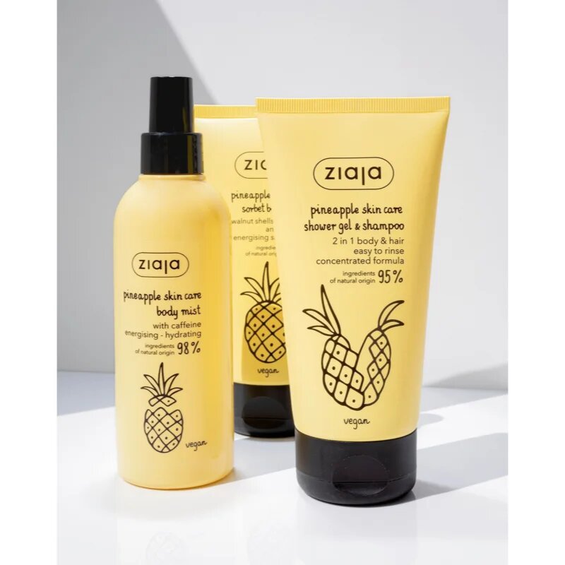 Ziaja Pineapple test permet hidratáló hatással 200 ml