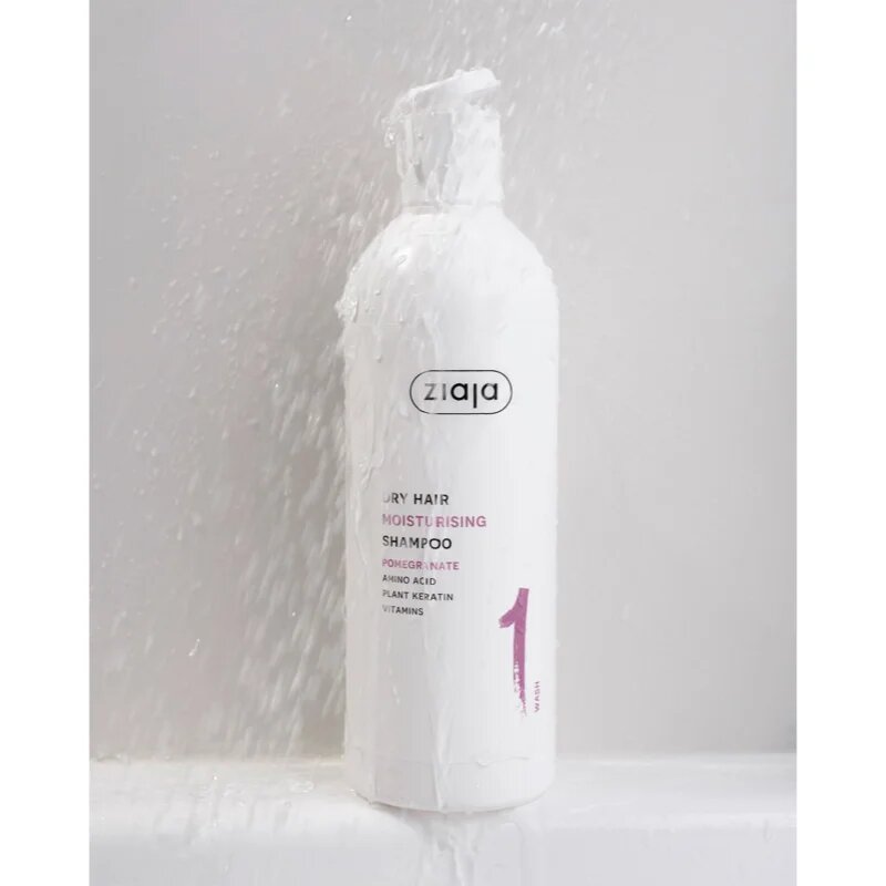 Ziaja Plant Essentials Pomegranate hidratáló sampon száraz hajra 400 ml