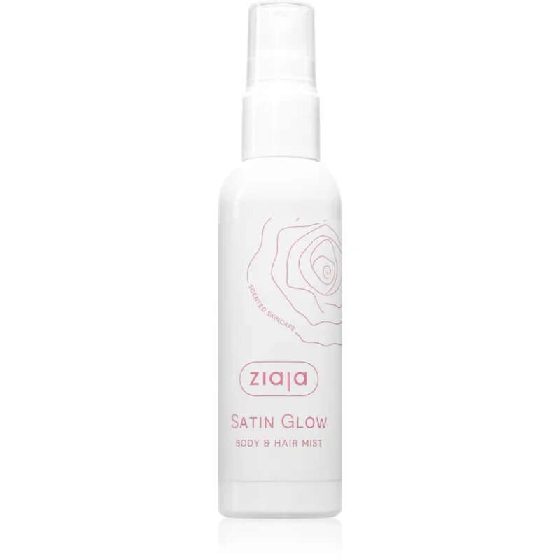 Ziaja Satin Glow Body & Hair Mist permet testre és hajra 90 ml