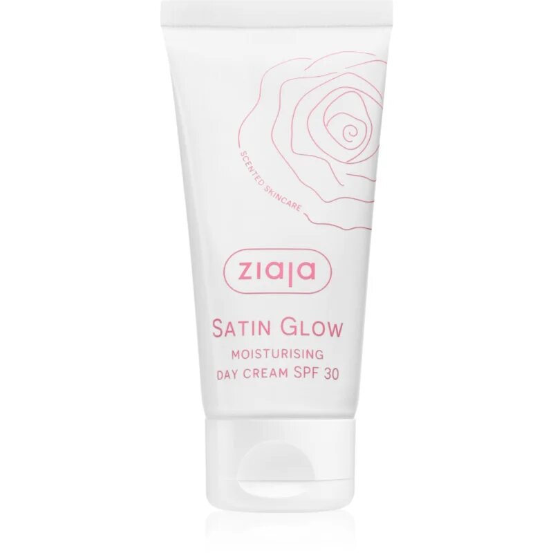 Ziaja Satin Glow Moisturising Day Cream hidratáló nappali krém SPF 30 50 ml