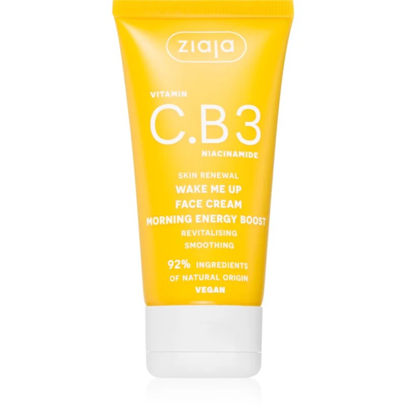 Ziaja Vitamin C.B3 Niacinamide energizáló nappali krém az azonnali felébredésért 50 ml
