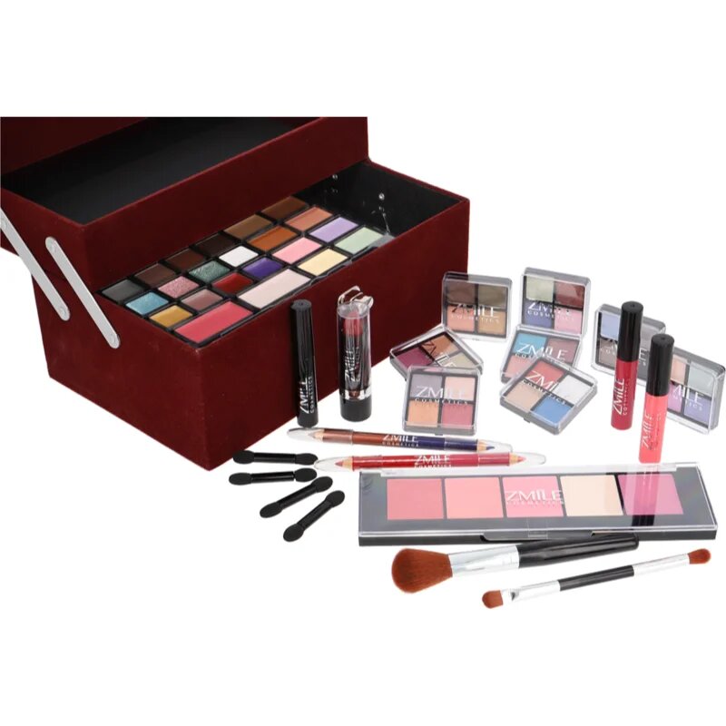ZMILE COSMETICS Beauty Case Velvety kozmetikai doboz Dark Berry