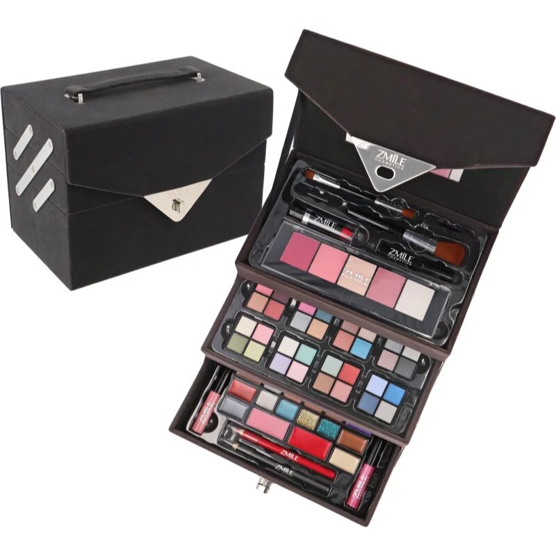 ZMILE COSMETICS Beauty Case Velvety kozmetikai doboz Dark Grey