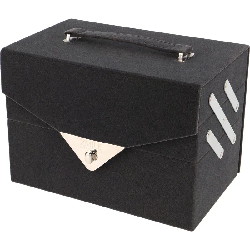 ZMILE COSMETICS Beauty Case Velvety kozmetikai doboz Dark Grey