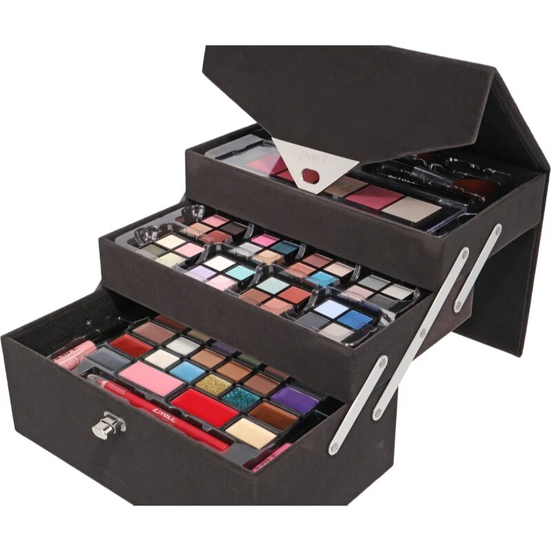 ZMILE COSMETICS Beauty Case Velvety kozmetikai doboz Dark Grey