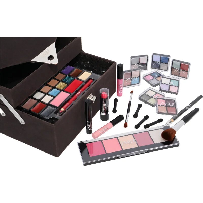 ZMILE COSMETICS Beauty Case Velvety kozmetikai doboz Dark Grey