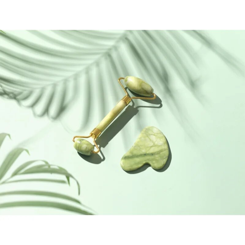 Zoë Ayla Luxurious Jade Crystal Roller masszázs henger az arcra 1 db