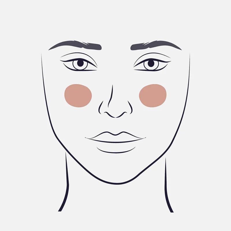 ZOEVA 126 Blush Blender púderecset az arcra (arcpír ecset) 1 db