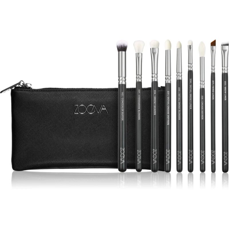 ZOEVA It's All About The Eyes Brush Set Ecsetkészlet táskával 1 db