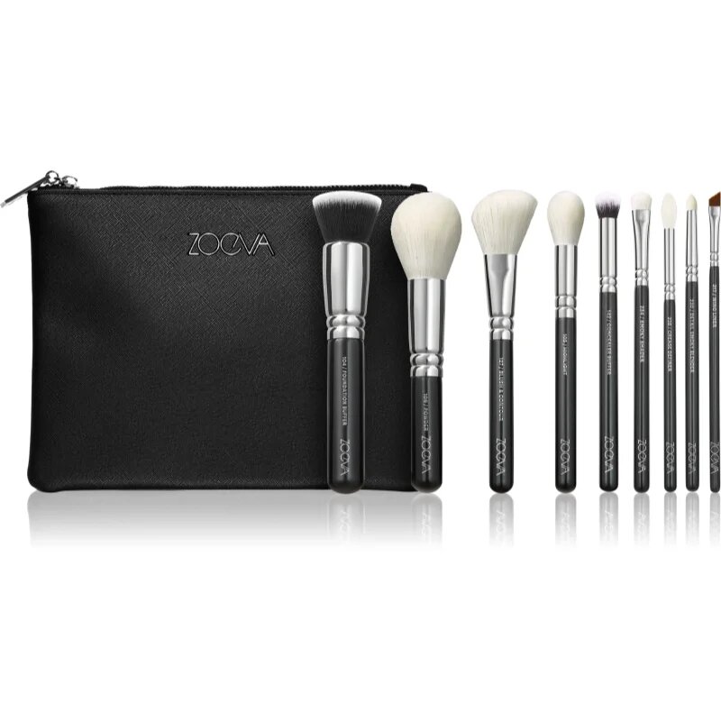 ZOEVA The Complete Brush Set Ecsetkészlet táskával 1 db