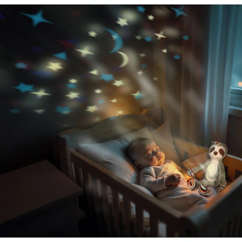Zopa Plush Sleepy Toy with Projector and Melodies Raccoon projektor dallammal 0 m+ 1 db