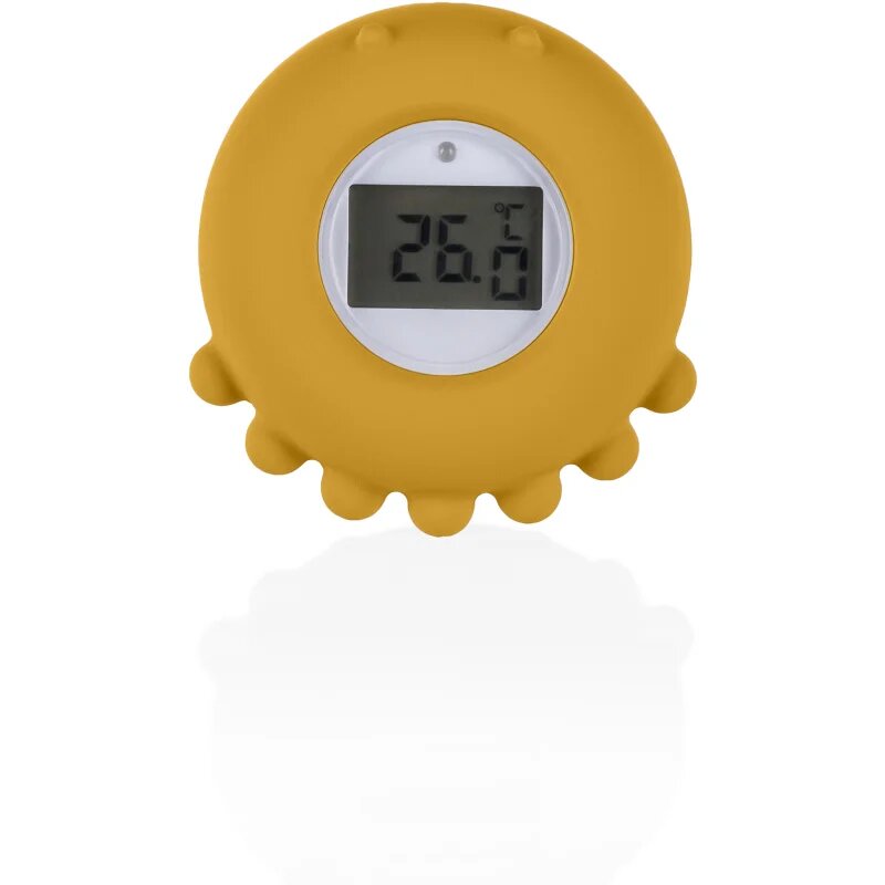 Zopa Silicone Digital Thermometer 2in1 digitális hőmérő kádba való Mustard Yellow 1 db