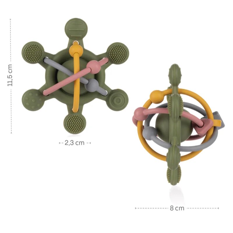 Zopa Silicone Rattle csörgő rágókával 1 db