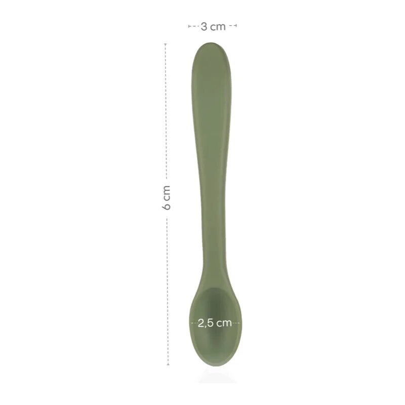 Zopa Silicone Spoon kiskanál 6 m+ Old Pink 1 db
