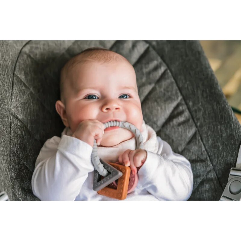 Zopa Silicone Teether Shape rágóka Multicolor 1 db