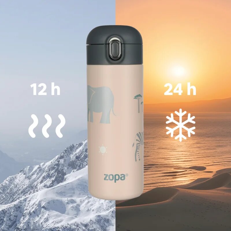 Zopa Thermo Bottle termosz szívószállal Pistacio Green 1 db