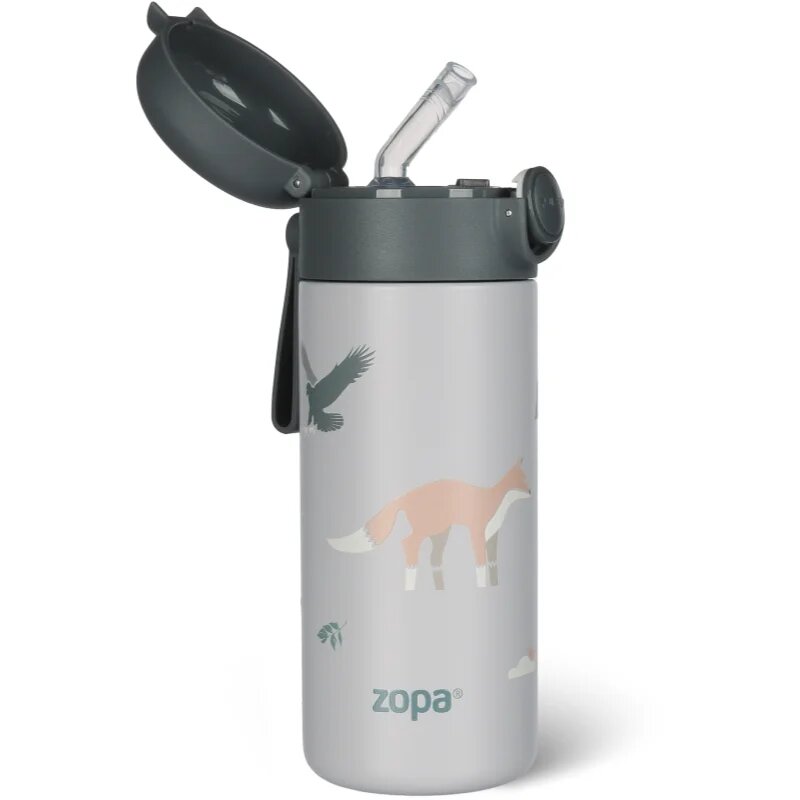 Zopa Thermo Bottle with Silicone Holder and Drinking Spout termosz szívószállal 1 db