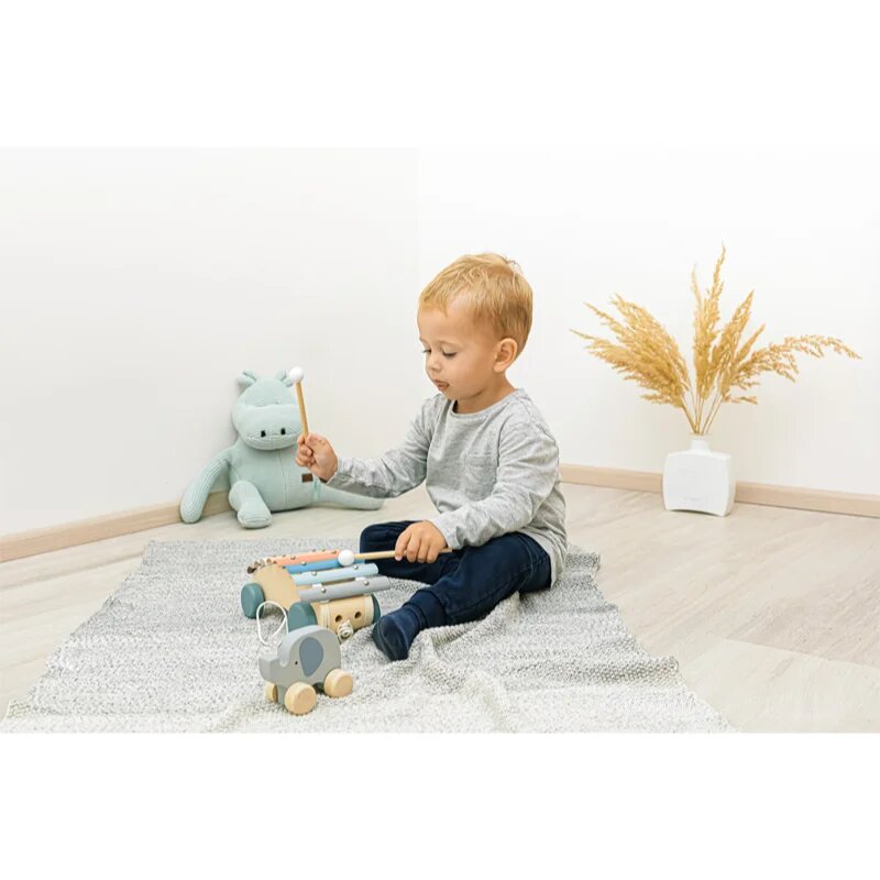 Zopa Wooden Animal lovagló állatka fából készült Elephant 1 db