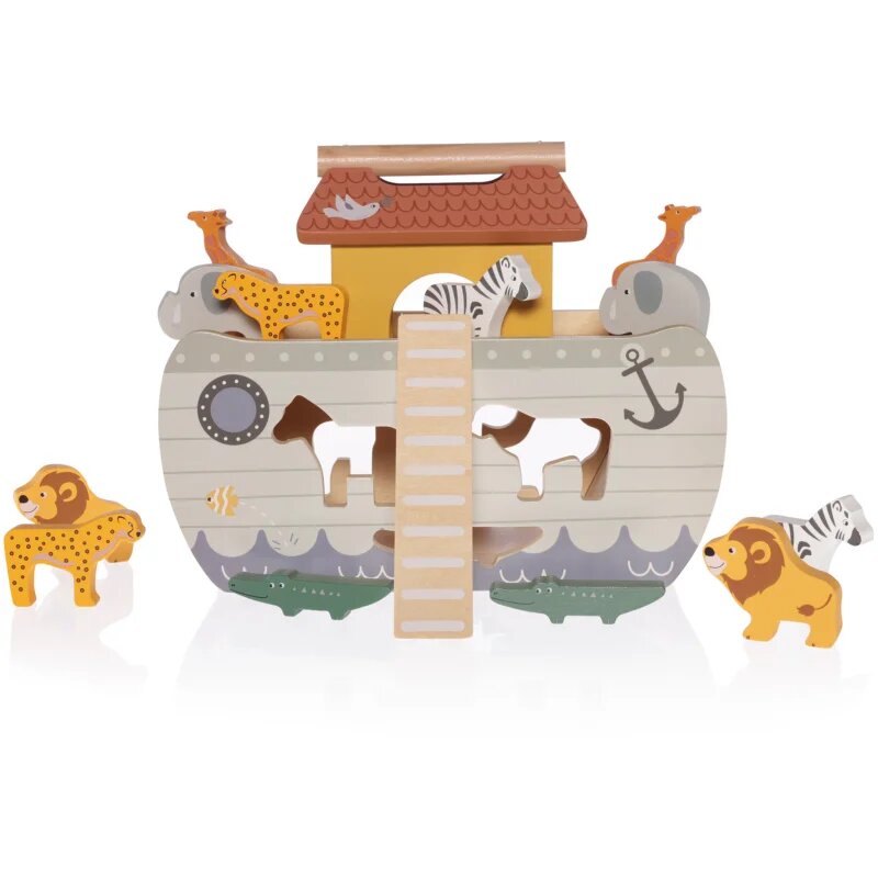 Zopa Wooden Ark interaktív játék fából készült 1 db