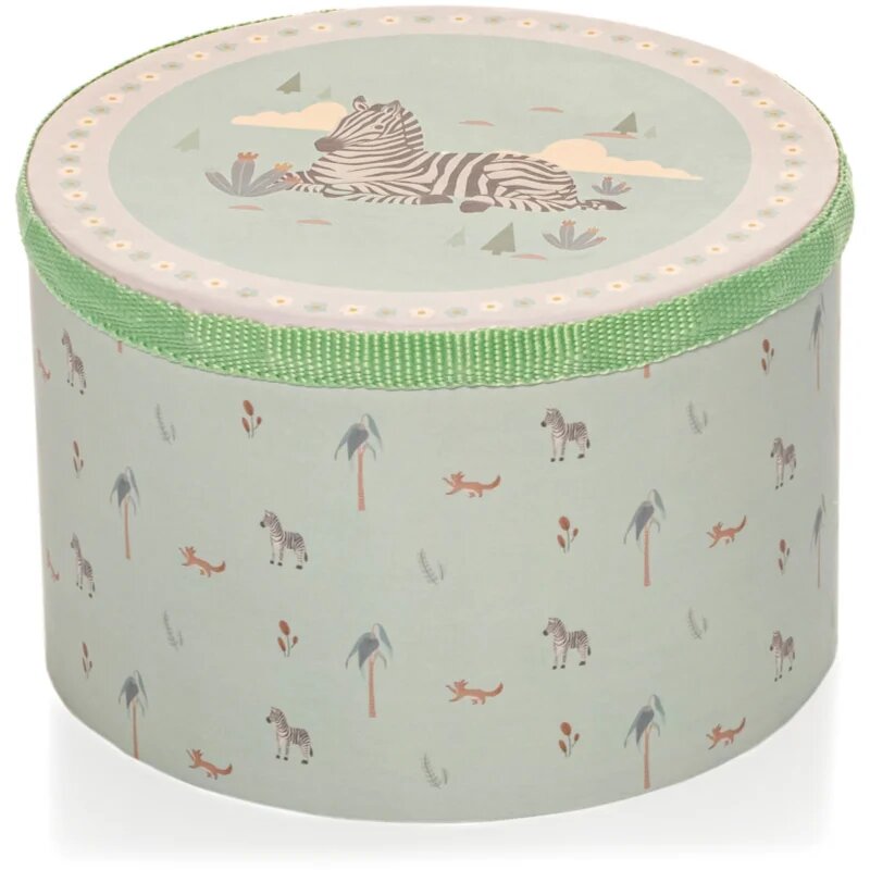 Zopa Wooden Drum zenélő játék fából készült Pink 1 db