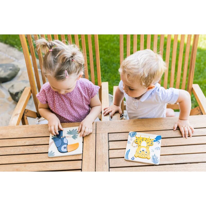 Zopa Wooden Puzzle Small kirakó fából készült Zebra 1 db