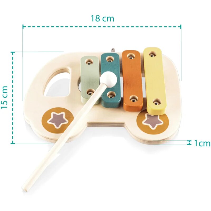 Zopa Wooden Xylophone xilofon Car 1 db