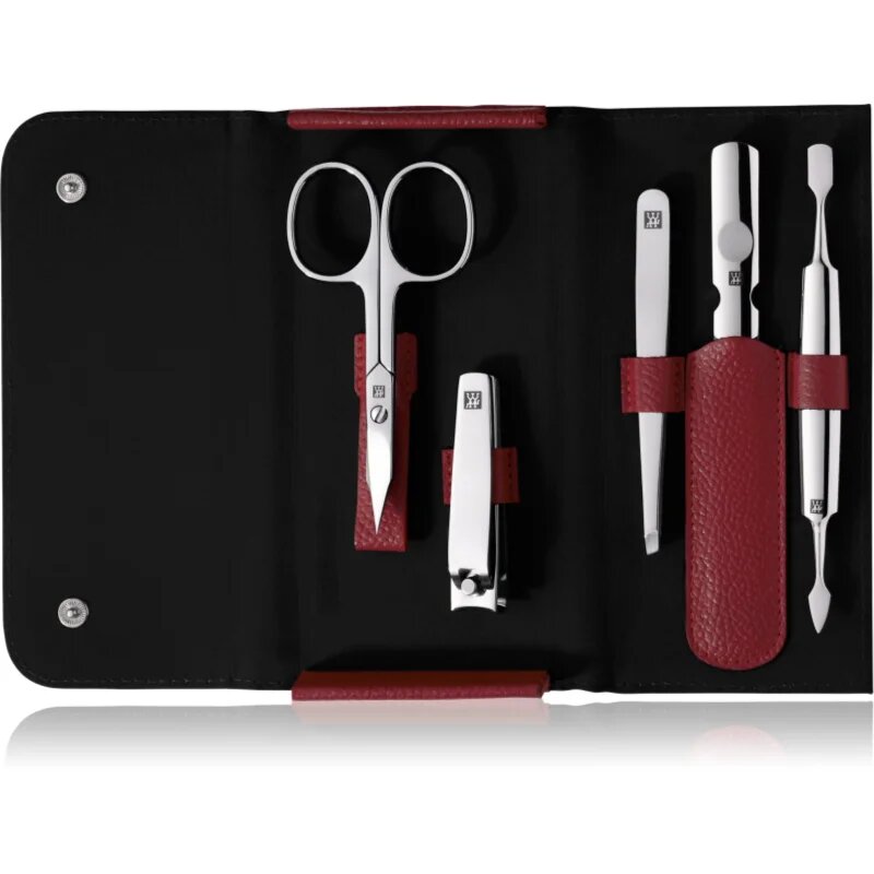 Zwilling Classic Inox manikűröző szett + bőrtok
